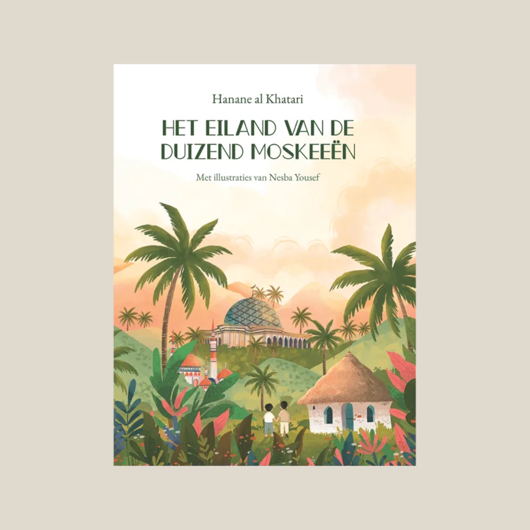 hardcover het eiland van de duizend moskeeën, geschreven door Hanane al Khatari